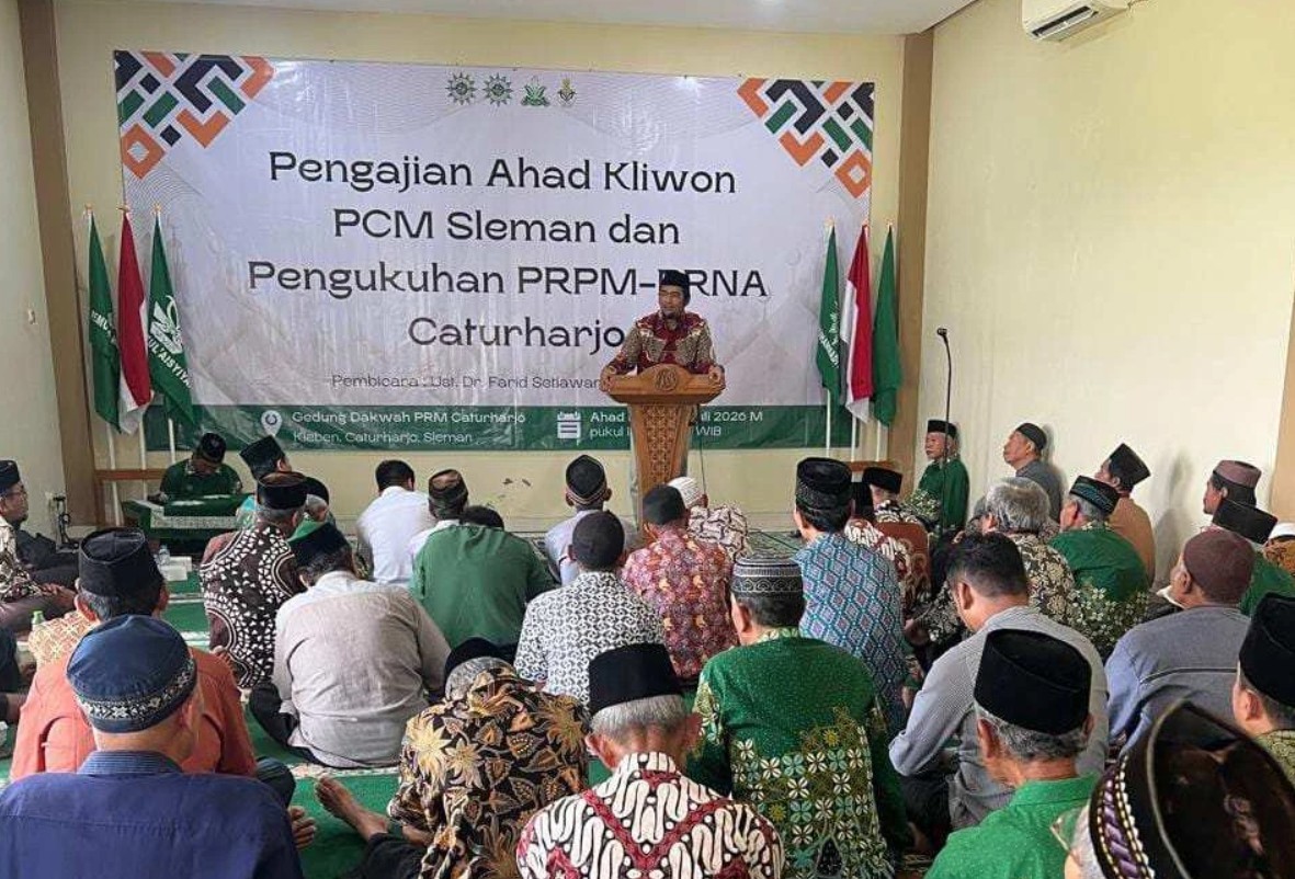 Pengajian Ahad Kliwon PCM Sleman Perkuat Kaderisasi dan Wakaf Produktif