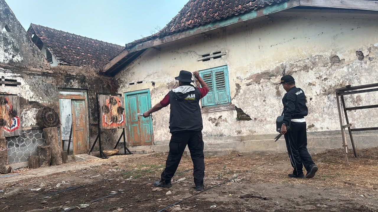 KOKAM Cabang Sleman Gelar Latihan Rutin Lempar Pisau